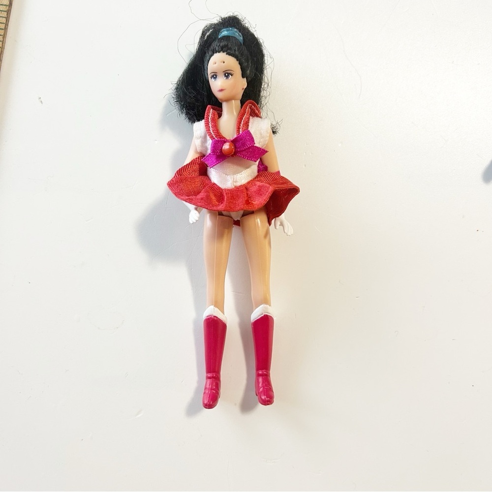 1995 Vintage Sailor Moon Sailor Mars Mini Doll Fandom Collectible Retro